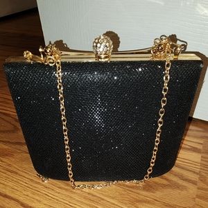 GUC Black Sparkly Evening/Dressy Purse